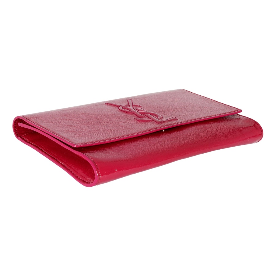 Image 938764_ALTMORE4.jpg, Product 938-764 / Price $1,105.00, Yves Saint Laurent Belle de Jour Pink Patent Leather Clutch (Pre-owned) from Yves Saint Laurent on TSC.ca's Fashion department