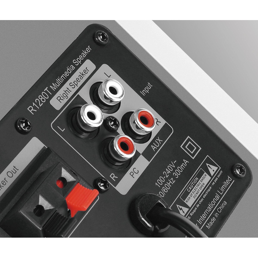 Image 938797_ALTMORE1.jpg, Product 938-797 / Price $159.99, Special Edition - Edifier R1280T Powered Bookshelf Speakers - 2.0 Active Near Field Monitors - Studio Monitor Speaker - White Silver Enclosure - 42 Watts RMS from Edifier on TSC.ca's Electronics department
