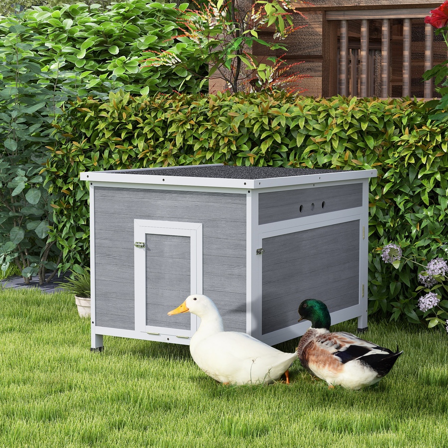 Image 938811_ALTMORE1.jpg, Product 938-811 / Price $189.99, PawHut Duck Coop, Wooden Chicken House Rabbit Hutch with Openable Roof from PawHut on TSC.ca's Home & Garden department