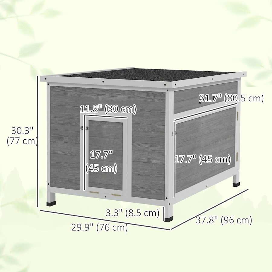 Image 938811_ALTMORE2.jpg, Product 938-811 / Price $189.99, PawHut Duck Coop, Wooden Chicken House Rabbit Hutch with Openable Roof from PawHut on TSC.ca's Home & Garden department