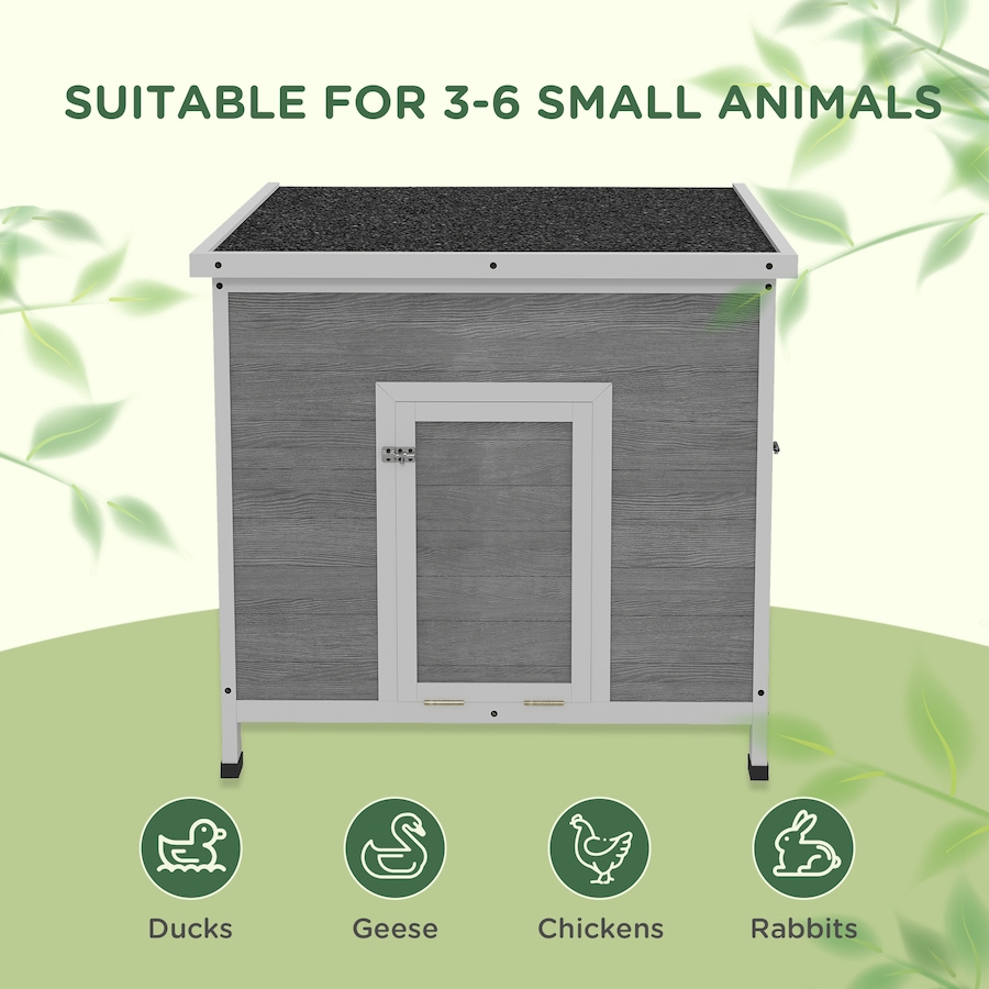 Image 938811_ALTMORE6.jpg, Product 938-811 / Price $189.99, PawHut Duck Coop, Wooden Chicken House Rabbit Hutch with Openable Roof from PawHut on TSC.ca's Home & Garden department