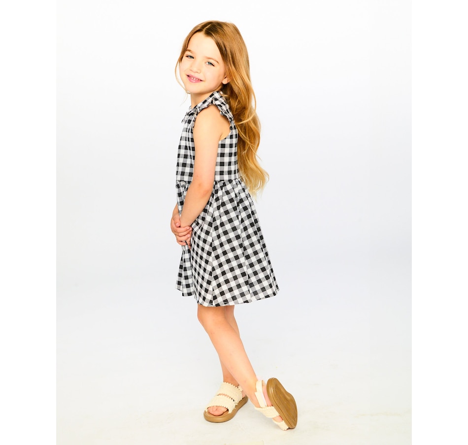 Image 938936_ALTMORE1.jpg, Product 938-936 / Price $54.00 - $58.00, Classic Sleeveless Gingham Button Down Dress from Deux par Deux on TSC.ca's Fashion department