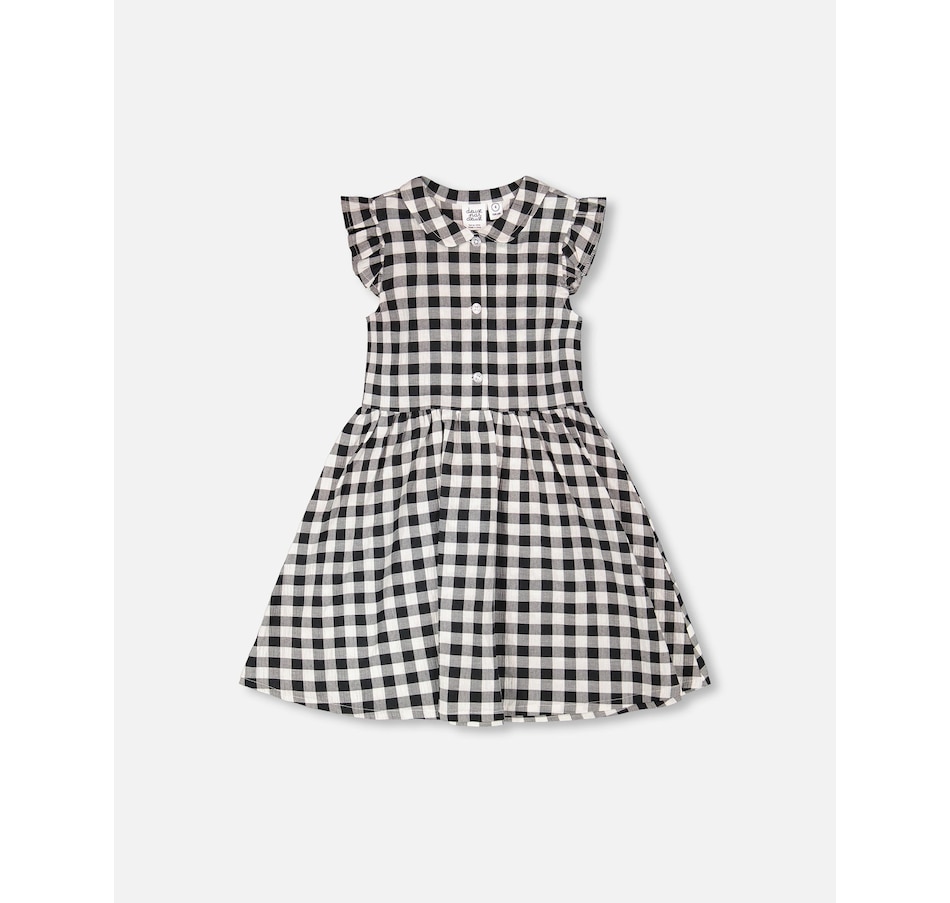 Image 938936_ST01.jpg, Product 938-936 / Price $54.00 - $58.00, Classic Sleeveless Gingham Button Down Dress from Deux par Deux on TSC.ca's Fashion department