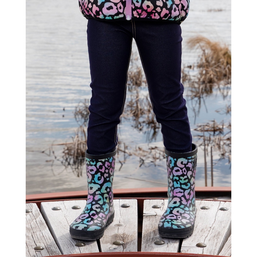 Image 938992_ALTMORE1.jpg, Product 938-992 / Price $38.50, Girl Waterproof Animal Rain Boots in Natural Rubber from Deux par Deux on TSC.ca's Shoes department
