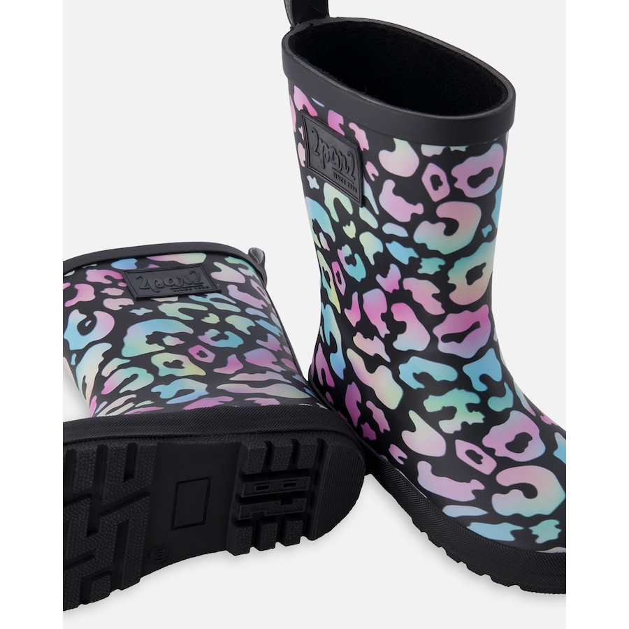 Image 938992_ALTMORE2.jpg, Product 938-992 / Price $38.50, Girl Waterproof Animal Rain Boots in Natural Rubber from Deux par Deux on TSC.ca's Shoes department