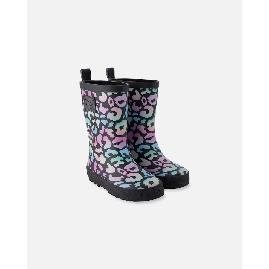 Image 938992_ST01.jpg, Product 938-992 / Price $38.50, Girl Waterproof Animal Rain Boots in Natural Rubber from Deux par Deux on TSC.ca's Shoes department