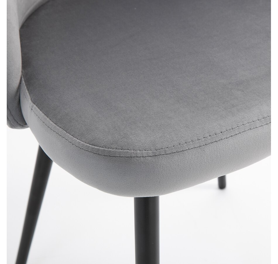 Image 939496_ALTMORE17.jpg, Product 939-496 / Price $149.99 - $159.99, HOMCOM Dining Chairs Set of 2, Mid-Back Velvet-touch Upholstery Side Chair from HOMCOM on TSC.ca's Home & Garden department