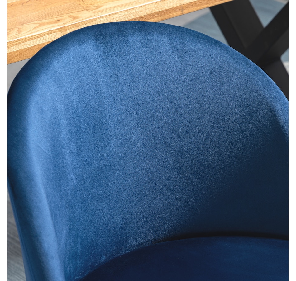 Image 939496_ALTMORE24.jpg, Product 939-496 / Price $149.99 - $159.99, HOMCOM Dining Chairs Set of 2, Mid-Back Velvet-touch Upholstery Side Chair from HOMCOM on TSC.ca's Home & Garden department