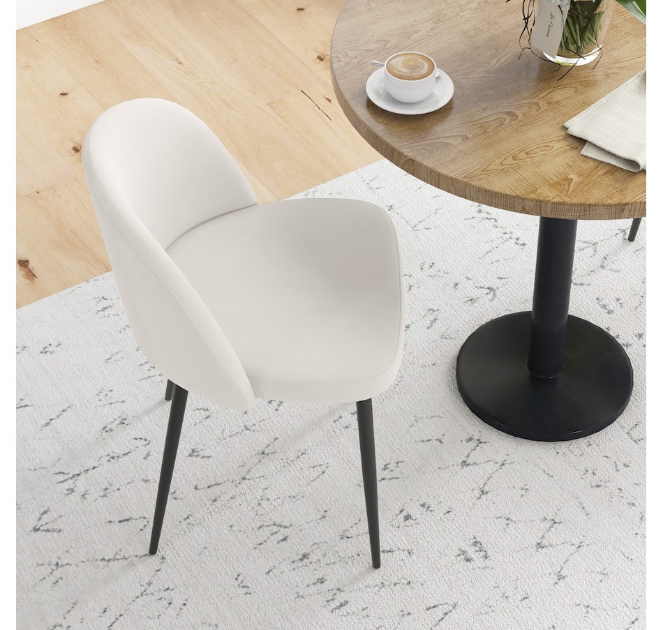 Image 939496_ALTMORE40.jpg, Product 939-496 / Price $149.99 - $159.99, HOMCOM Dining Chairs Set of 2, Mid-Back Velvet-touch Upholstery Side Chair from HOMCOM on TSC.ca's Home & Garden department