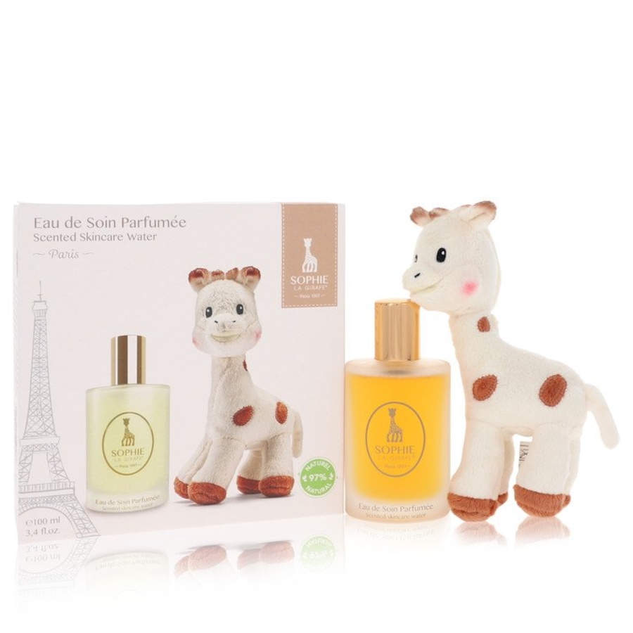 Image 939507.jpg, Product 939-507 / Price $104.59, Sophie La Girafe Eau De Soin Parfumee By Sophie La Girafe Gift Set 3.4 Oz Scented Skincare Water (Alcohol-Free) + 1 Sophie La Girafe Soft Toy For Women from Avera Group on TSC.ca's Beauty department
