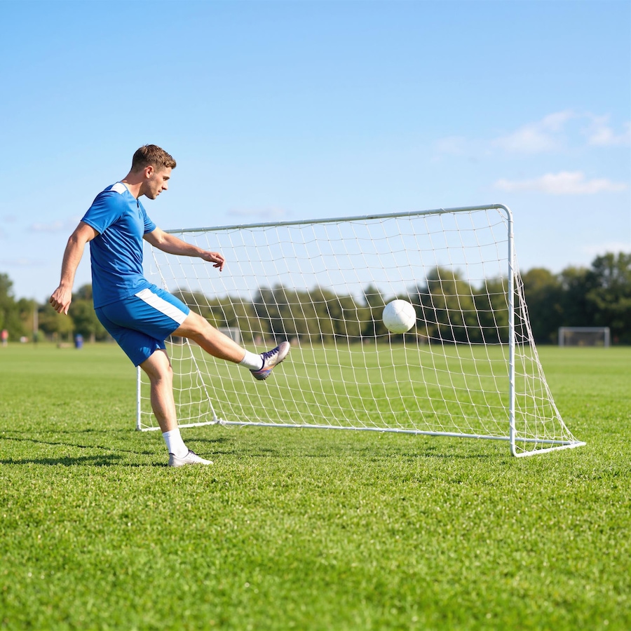 Image 942127_ALTMORE1.jpg, Product 942-127 / Price $56.99, Soozier Soccer Goal, 6 x 4ft Portable Practice Soccer Net with Steel Frame from Soozier on TSC.ca's Health & Fitness department