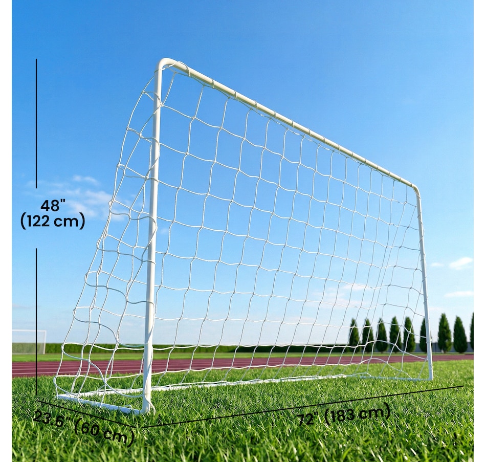 Image 942127_ALTMORE2.jpg, Product 942-127 / Price $54.99, Soozier Soccer Goal, 6 x 4ft Portable Practice Soccer Net with Steel Frame from Soozier on TSC.ca's Health & Fitness department