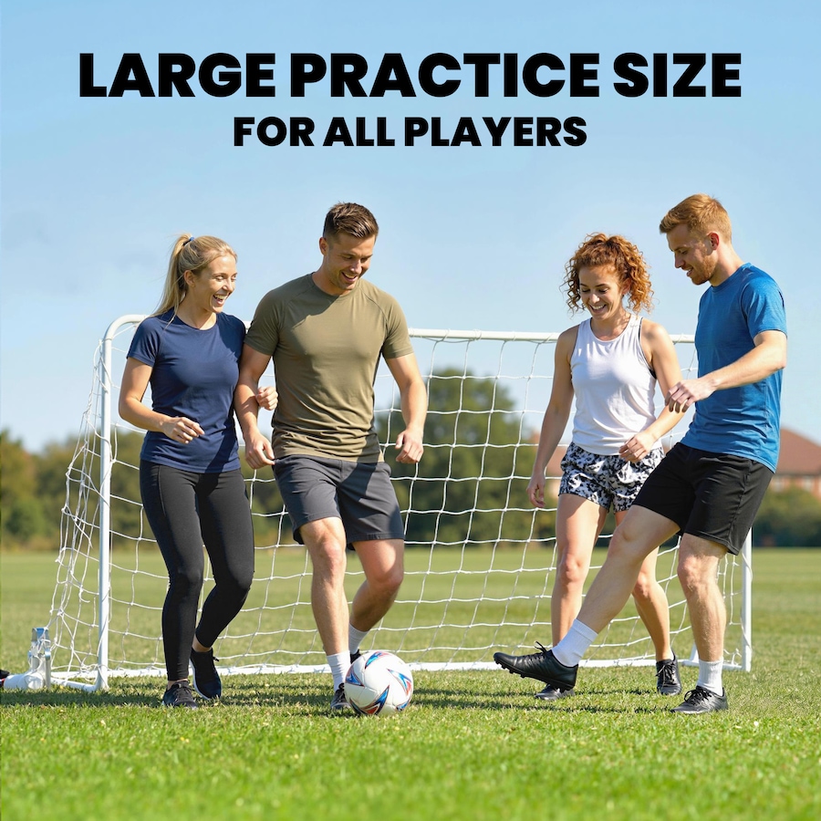 Image 942127_ALTMORE3.jpg, Product 942-127 / Price $56.99, Soozier Soccer Goal, 6 x 4ft Portable Practice Soccer Net with Steel Frame from Soozier on TSC.ca's Health & Fitness department