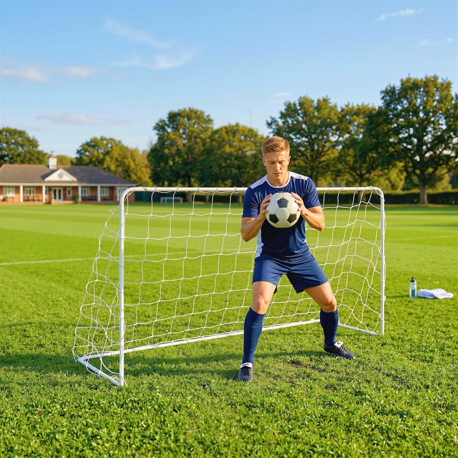 Image 942127_ALTMORE6.jpg, Product 942-127 / Price $56.99, Soozier Soccer Goal, 6 x 4ft Portable Practice Soccer Net with Steel Frame from Soozier on TSC.ca's Health & Fitness department