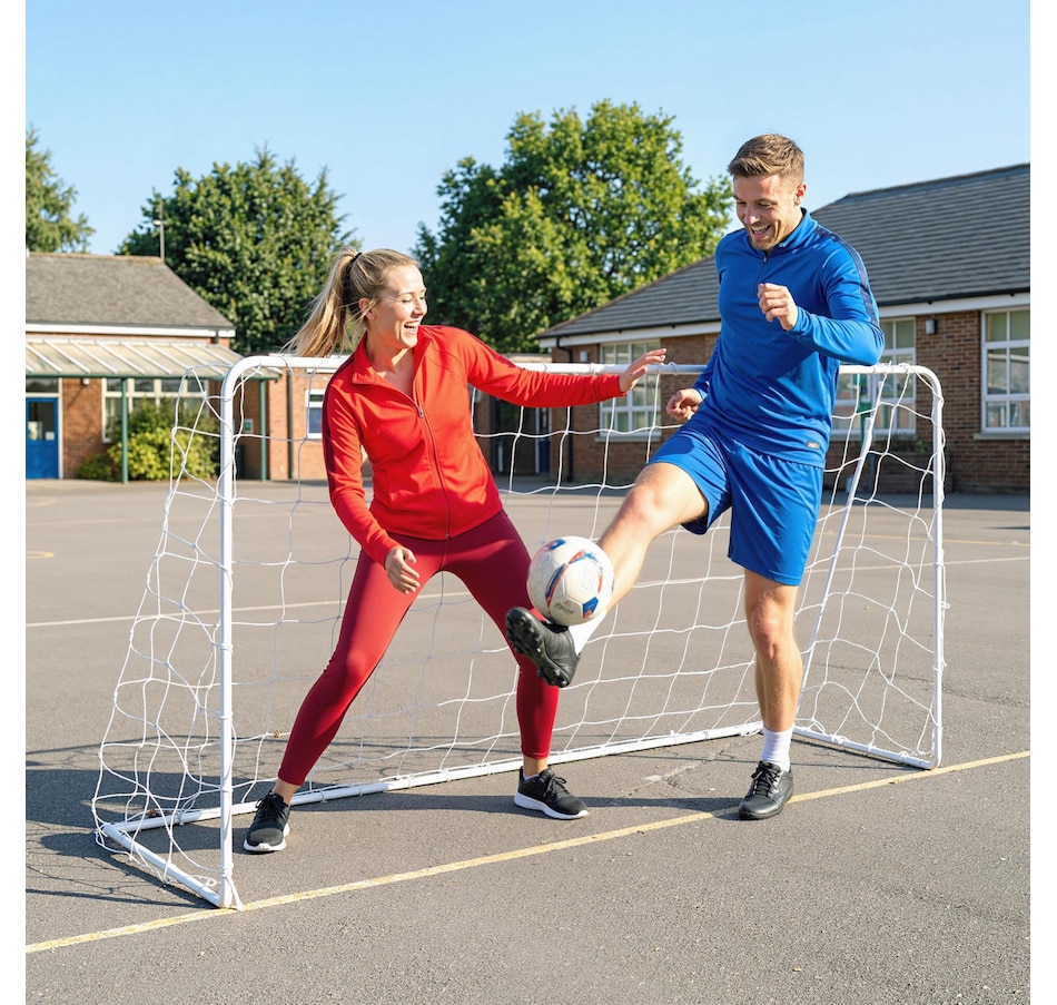 Image 942127_ALTMORE7.jpg, Product 942-127 / Price $54.99, Soozier Soccer Goal, 6 x 4ft Portable Practice Soccer Net with Steel Frame from Soozier on TSC.ca's Health & Fitness department