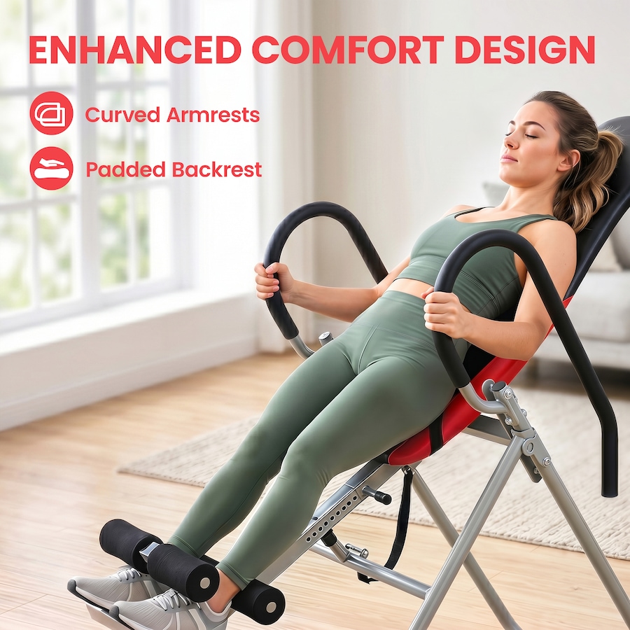 Image 942128_ALTMORE10.jpg, Product 942-128 / Price $155.99, Soozier Inversion Table, Folding Inversion Table w/Adjustable Ankle Lock from Soozier on TSC.ca's Health & Fitness department