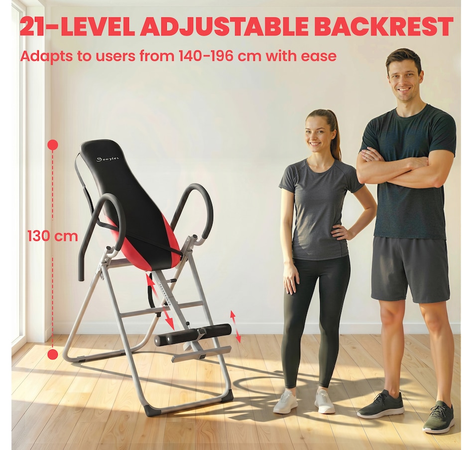 Image 942128_ALTMORE5.jpg, Product 942-128 / Price $155.99, Soozier Inversion Table, Folding Inversion Table w/Adjustable Ankle Lock from Soozier on TSC.ca's Health & Fitness department