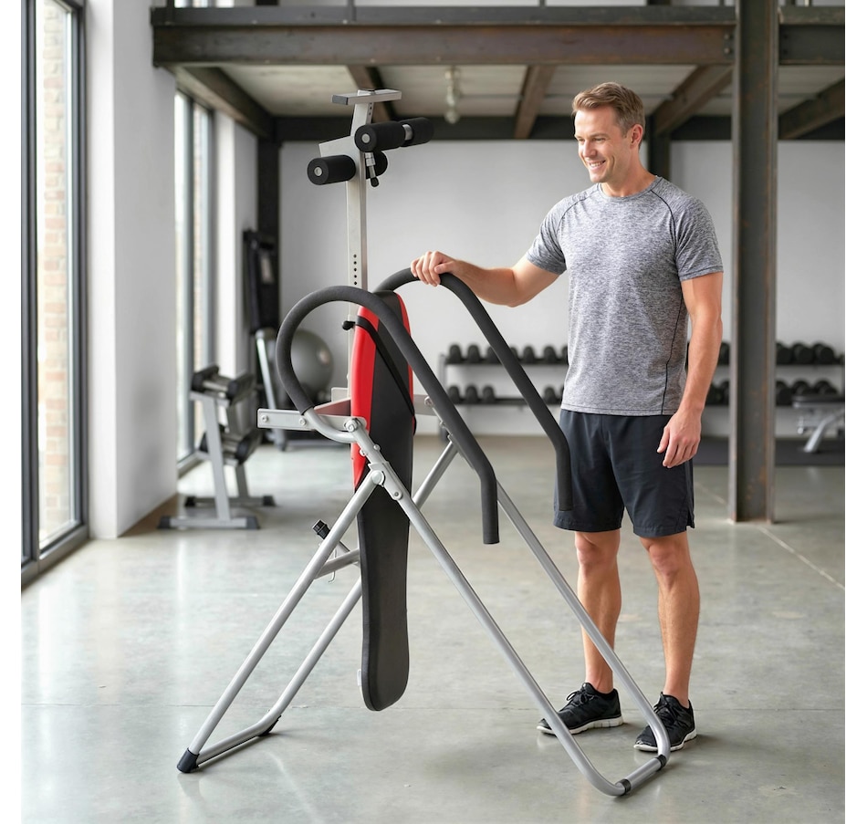 Image 942128_ALTMORE8.jpg, Product 942-128 / Price $155.99, Soozier Inversion Table, Folding Inversion Table w/Adjustable Ankle Lock from Soozier on TSC.ca's Health & Fitness department
