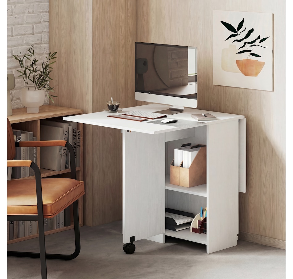 Image 942144_ALTMORE7.jpg, Product 942-144 / Price $139.99, HOMCOM Foldable Dining Table, Drop Leaf Table with Storage for Kitchen from HOMCOM on TSC.ca's Home & Garden department