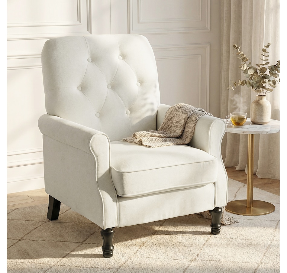 Image 942159_ALTMORE1.jpg, Product 942-159 / Price $209.99 - $219.99, HOMCOM Accent Chair, Mid-Century Modern Armchair with Thick Seat from HOMCOM on TSC.ca's Home & Garden department