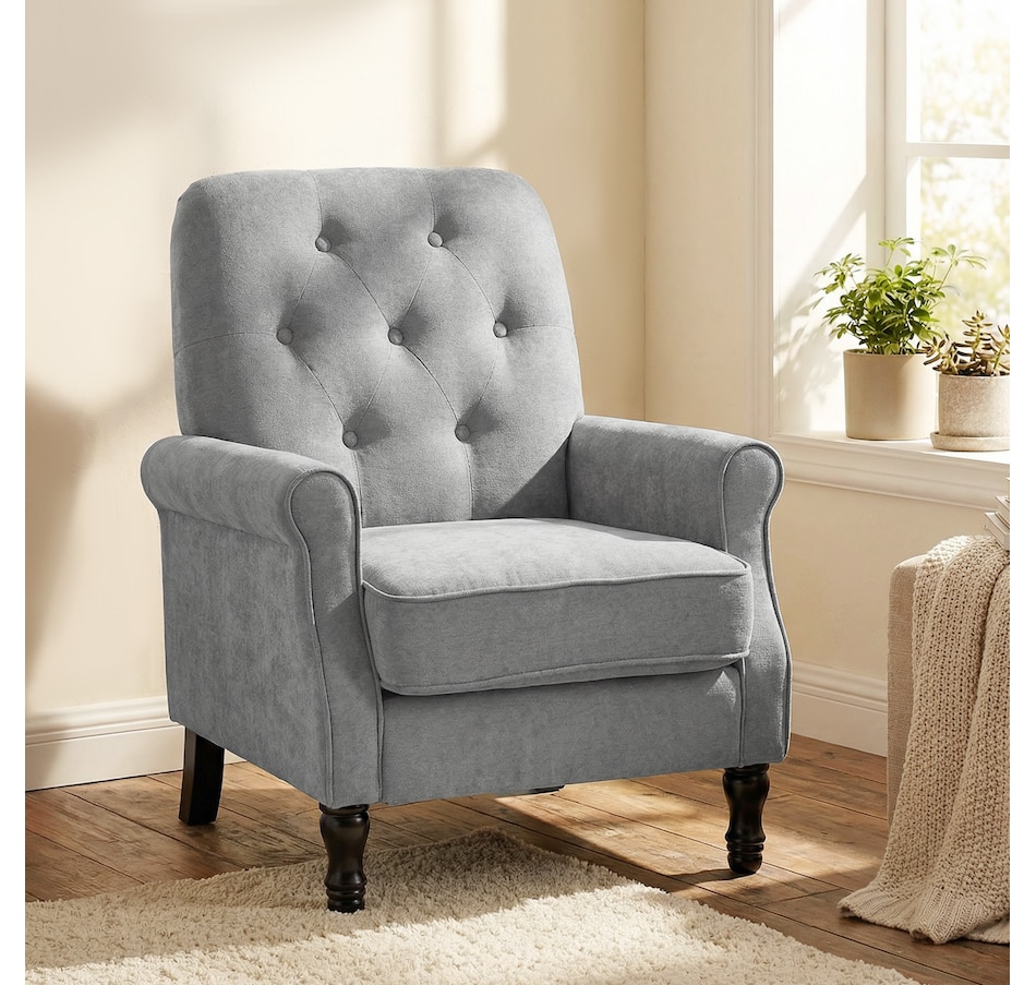 Image 942159_ALTMORE10.jpg, Product 942-159 / Price $209.99 - $219.99, HOMCOM Accent Chair, Mid-Century Modern Armchair with Thick Seat from HOMCOM on TSC.ca's Home & Garden department