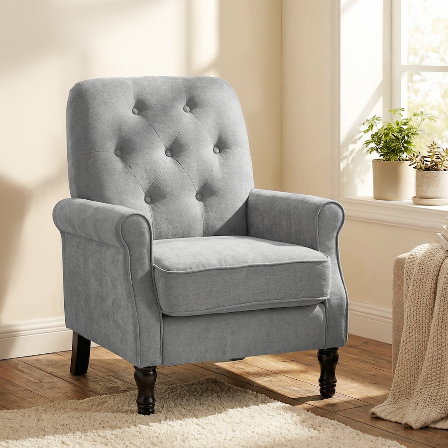 Image 942159_ALTMORE10.jpg, Product 942-159 / Price $214.99 - $219.99, HOMCOM Accent Chair, Mid-Century Modern Armchair with Thick Seat from HOMCOM on TSC.ca's Home & Garden department