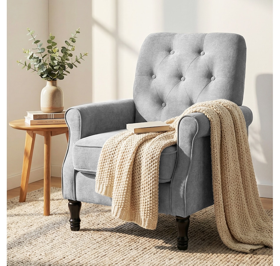 Image 942159_ALTMORE17.jpg, Product 942-159 / Price $209.99 - $219.99, HOMCOM Accent Chair, Mid-Century Modern Armchair with Thick Seat from HOMCOM on TSC.ca's Home & Garden department