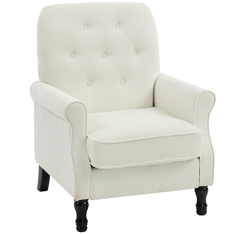 Image 942159_ST01.jpg, Product 942-159 / Price $209.99 - $219.99, HOMCOM Accent Chair, Mid-Century Modern Armchair with Thick Seat from HOMCOM on TSC.ca's Home & Garden department