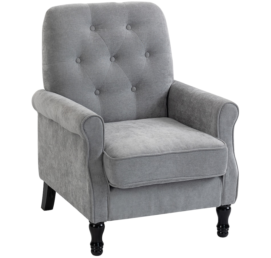 Image 942159_ST02.jpg, Product 942-159 / Price $209.99 - $219.99, HOMCOM Accent Chair, Mid-Century Modern Armchair with Thick Seat from HOMCOM on TSC.ca's Home & Garden department