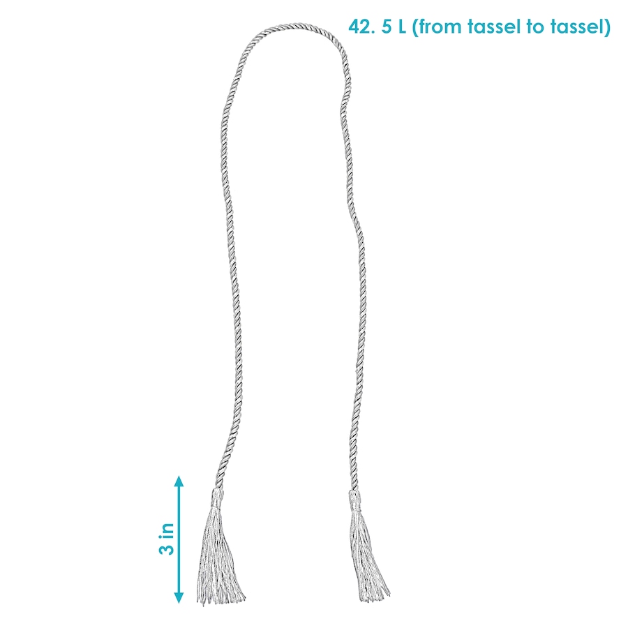 Image 945797_ALTMORE2.jpg, Product 945-797 / Price $27.05, Set of 2 Rope Curtain Tiebacks with Tassels from Sunnydaze Décor on TSC.ca's Home & Garden department
