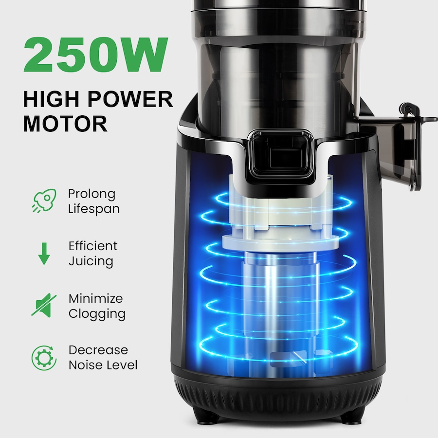 Image 945850_ALTMORE2.jpg, Product 945-850 / Price $159.99, Ventray Slow Masticating Juicer Cold Press Juicer with 5.1" Extra Large Feed Chute from Ventray on TSC.ca's Kitchen department