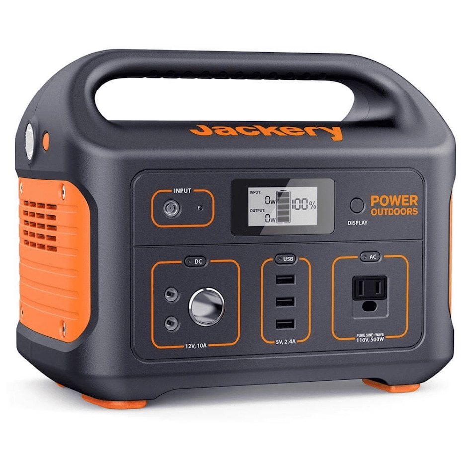 Image 945852.png, Product 945-852 / Price $699.99, Jackery Portable Power Station Explorer 550, 550 Wh Lithium-ion Battery, 500W Output, Solar Generator for Outdoors Camping Travel from Jackery on TSC.ca's Electronics department