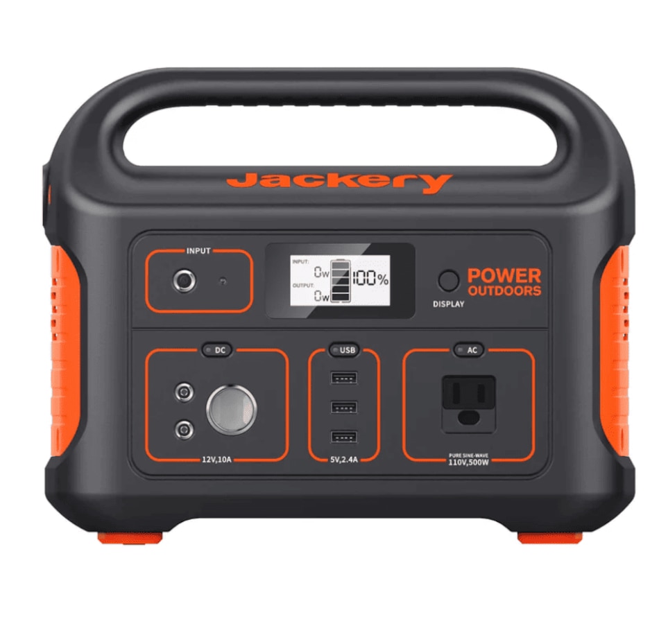 Image 945852_ALTMORE1.png, Product 945-852 / Price $699.99, Jackery Portable Power Station Explorer 550, 550 Wh Lithium-ion Battery, 500W Output, Solar Generator for Outdoors Camping Travel from Jackery on TSC.ca's Electronics department