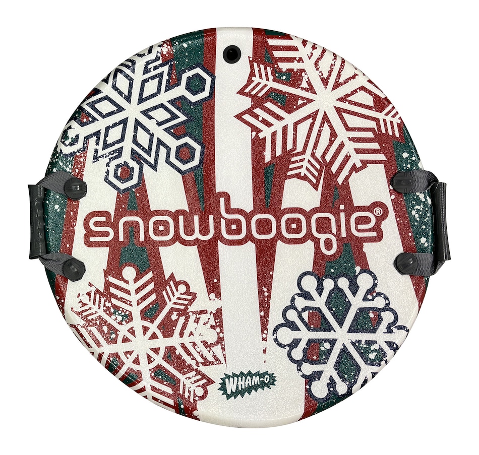 Image 945855.jpg, Product 945-855 / Price $89.99, Wham-O Snowboogie 26" Snow Sled, Single Rider Winter Air Disc Sled with Handles for Adult Kids Ages 6+ - Red from Wham-O on TSC.ca's Health & Fitness department