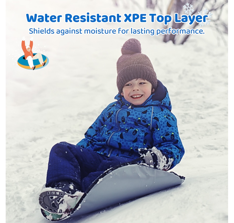 Image 945855_ALTMORE1.jpg, Product 945-855 / Price $89.99, Wham-O Snowboogie 26" Snow Sled, Single Rider Winter Air Disc Sled with Handles for Adult Kids Ages 6+ - Red from Wham-O on TSC.ca's Health & Fitness department