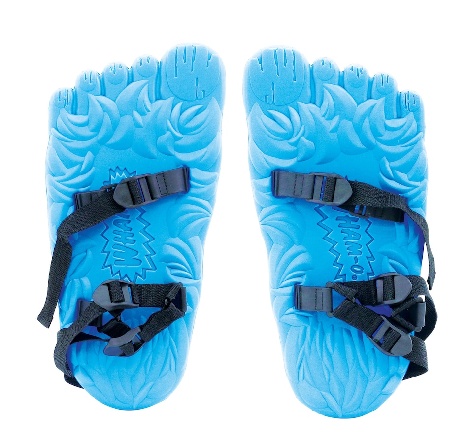 Image 945874.jpg, Product 945-874 / Price $54.99, Wham-O Snowshoes, Giant Yeti Shaped Snow Shoes, Adjustable Animal Foot Print for Child Youth Kids Ages 5+ - Blue from Wham-O on TSC.ca's Health & Fitness department
