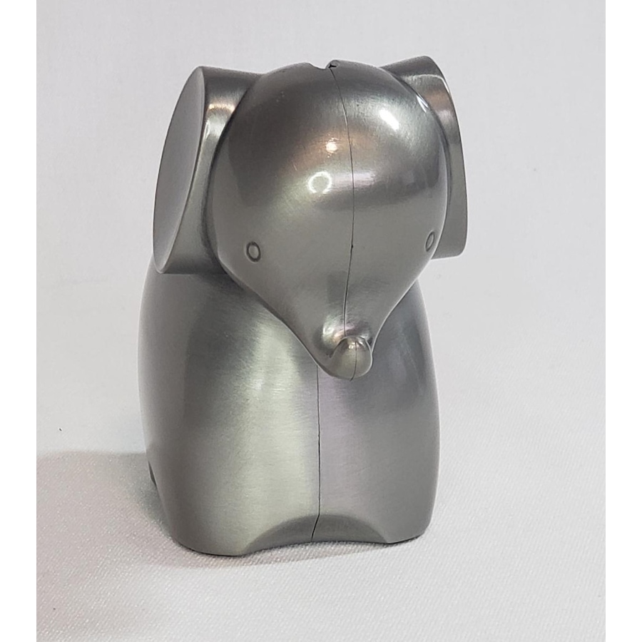 Image 945967.jpg, Product 945-967 / Price $39.00, Pewter Elephant Money Saving Bank from Jiallo on TSC.ca's Home & Garden department