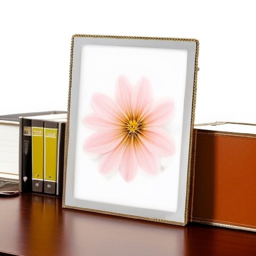 Image 945973_ALTMORE2.jpg, Product 945-973 / Price $39.00, Silver Tone Photo Frame W/ Gold Accent Bead Rim 5 x 7 inch from Jiallo on TSC.ca's Home & Garden department
