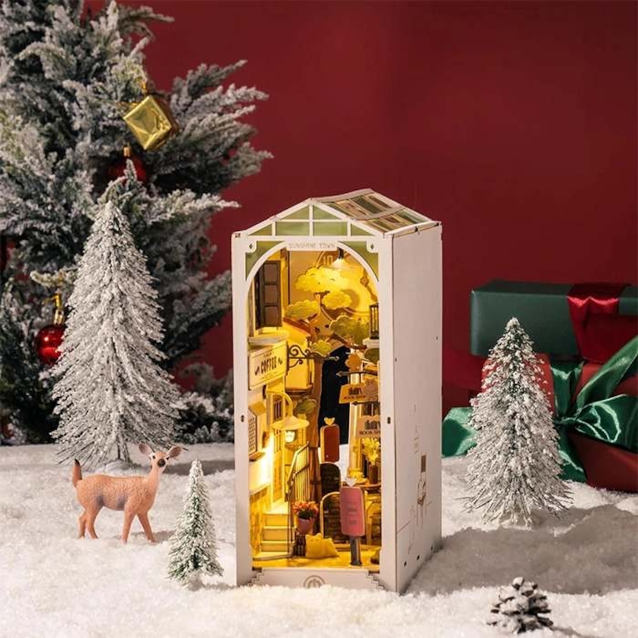 Image 946101_ALTMORE5.jpg, Product 946-101 / Price $69.99, 3D Wooden Puzzle Sunshine Town Book Nook Shelf from Tradeopia on TSC.ca's Toys & Hobbies department