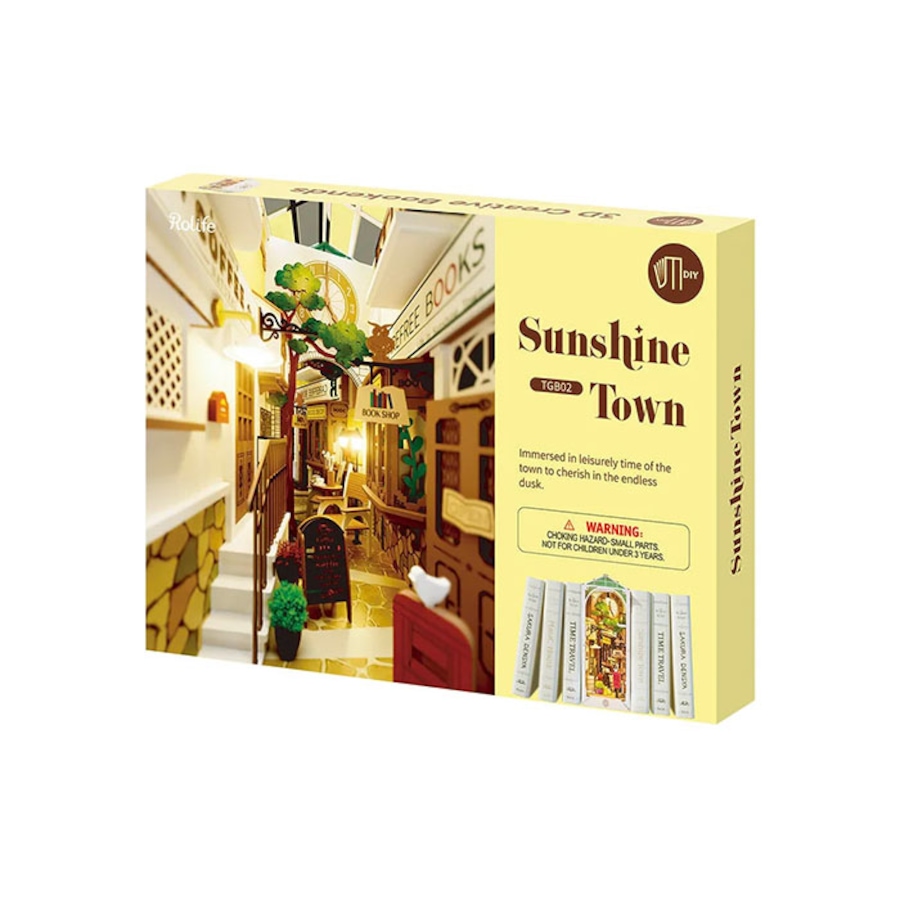 Image 946101_ALTMORE8.jpg, Product 946-101 / Price $69.99, 3D Wooden Puzzle Sunshine Town Book Nook Shelf from Tradeopia on TSC.ca's Toys & Hobbies department