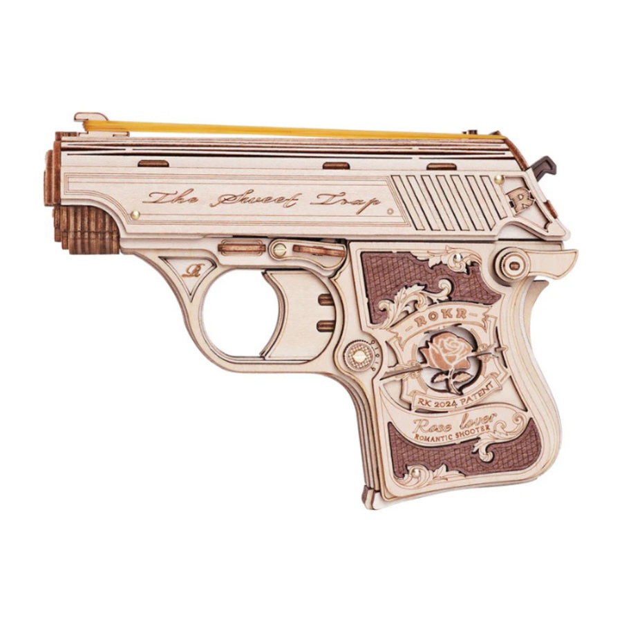 Image 946113.png, Product 946-113 / Price $39.99, 3D Wooden Puzzle Mini Gun Toy Wooden from Tradeopia on TSC.ca's Toys & Hobbies department