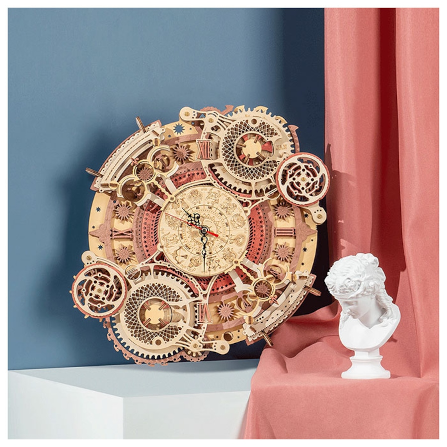 Image 946150_ALTMORE1.jpg, Product 946-150 / Price $59.97, 3D Wooden Puzzle Zodiac Wall Clock from Tradeopia on TSC.ca's Toys & Hobbies department