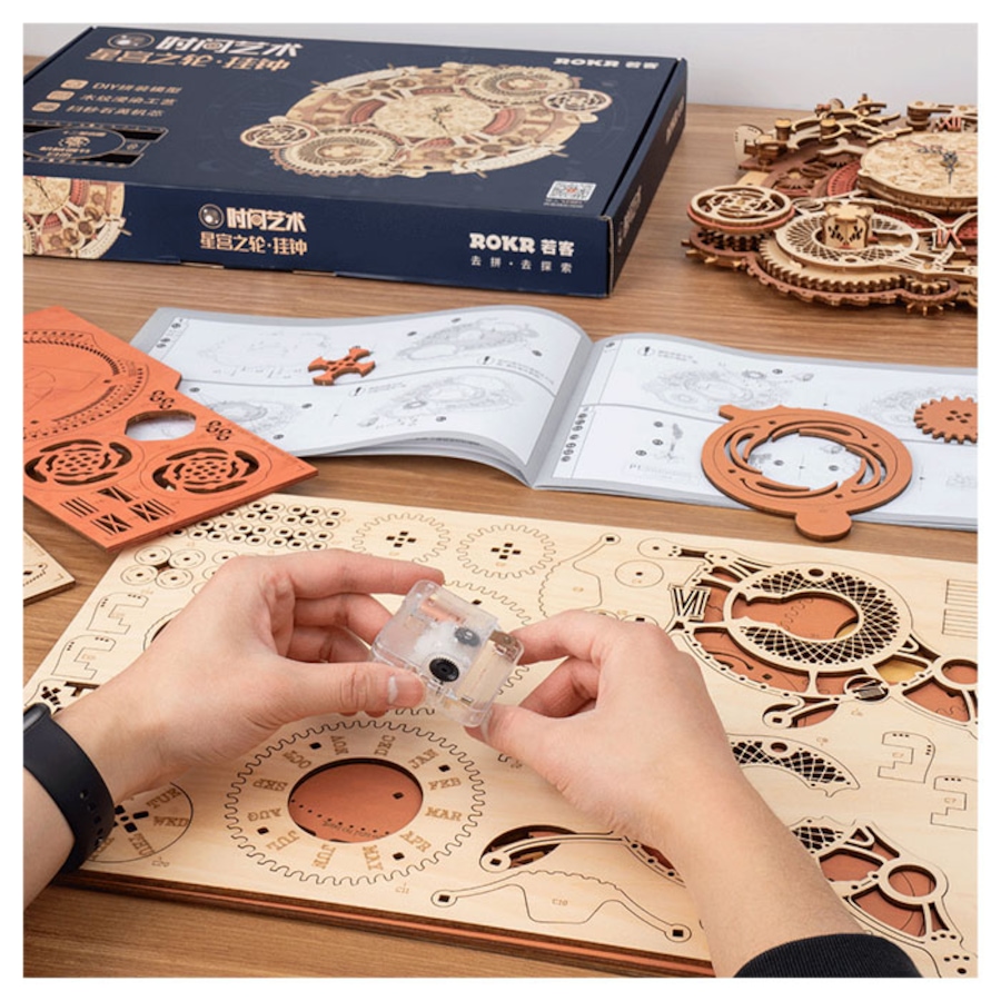 Image 946150_ALTMORE2.jpg, Product 946-150 / Price $59.97, 3D Wooden Puzzle Zodiac Wall Clock from Tradeopia on TSC.ca's Toys & Hobbies department