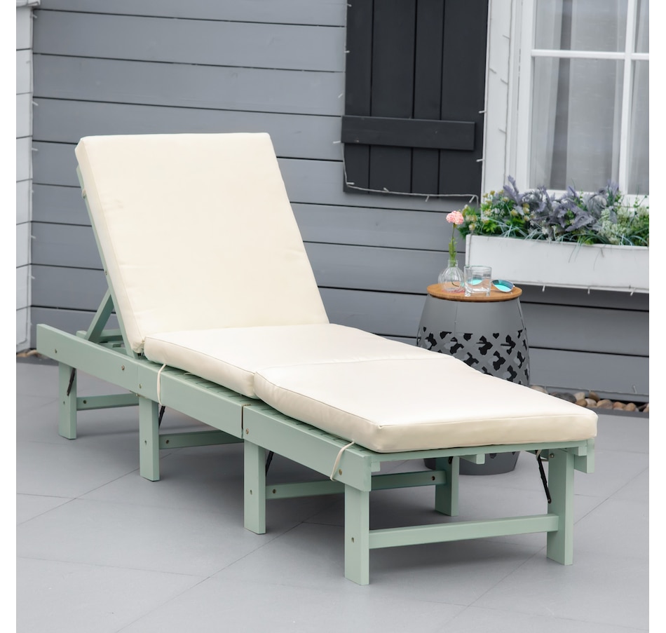 Image 946614_ALTMORE1.jpg, Product 946-614 / Price $79.99 - $84.99, Outsunny Wooden Folding Chaise Lounge from Outsunny on TSC.ca's Home & Garden department