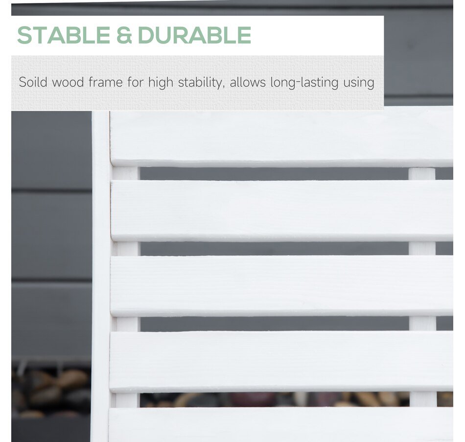 Image 946614_ALTMORE13.jpg, Product 946-614 / Price $79.99 - $84.99, Outsunny Wooden Folding Chaise Lounge from Outsunny on TSC.ca's Home & Garden department