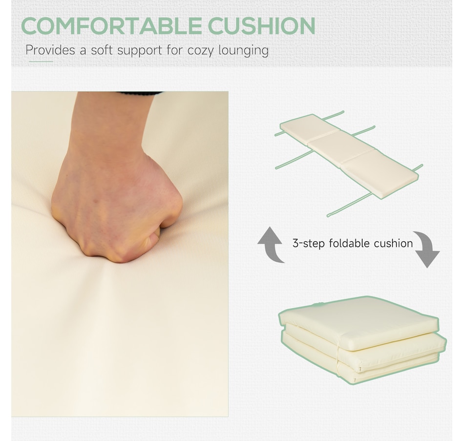 Image 946614_ALTMORE22.jpg, Product 946-614 / Price $79.99 - $84.99, Outsunny Wooden Folding Chaise Lounge from Outsunny on TSC.ca's Home & Garden department