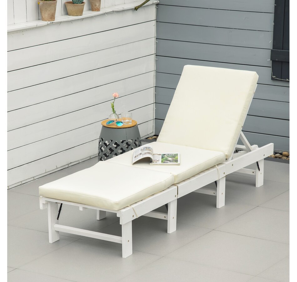 Image 946614_ALTMORE9.jpg, Product 946-614 / Price $79.99 - $84.99, Outsunny Wooden Folding Chaise Lounge from Outsunny on TSC.ca's Home & Garden department