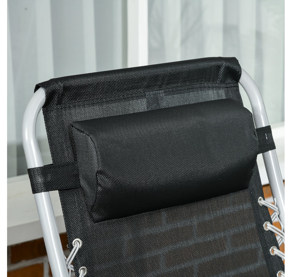 Image 946619_ALTMORE15.jpg, Product 946-619 / Price $164.99 - $174.99, Outsunny Reclining Zero Gravity Chair Folding Sun Lounger Cushion Headrest from Outsunny on TSC.ca's Home & Garden department