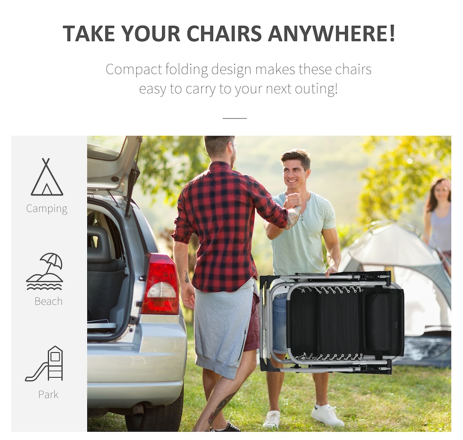 Image 946619_ALTMORE28.jpg, Product 946-619 / Price $164.99 - $174.99, Outsunny Reclining Zero Gravity Chair Folding Sun Lounger Cushion Headrest from Outsunny on TSC.ca's Home & Garden department