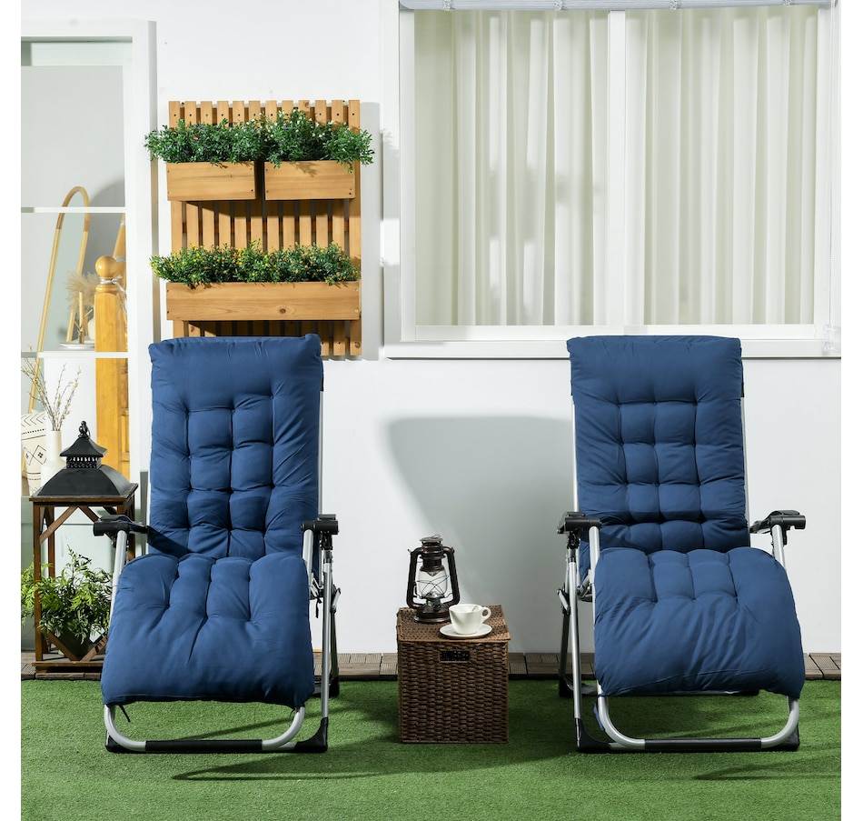 Image 946619_ALTMORE9.jpg, Product 946-619 / Price $164.99 - $174.99, Outsunny Reclining Zero Gravity Chair Folding Sun Lounger Cushion Headrest from Outsunny on TSC.ca's Home & Garden department